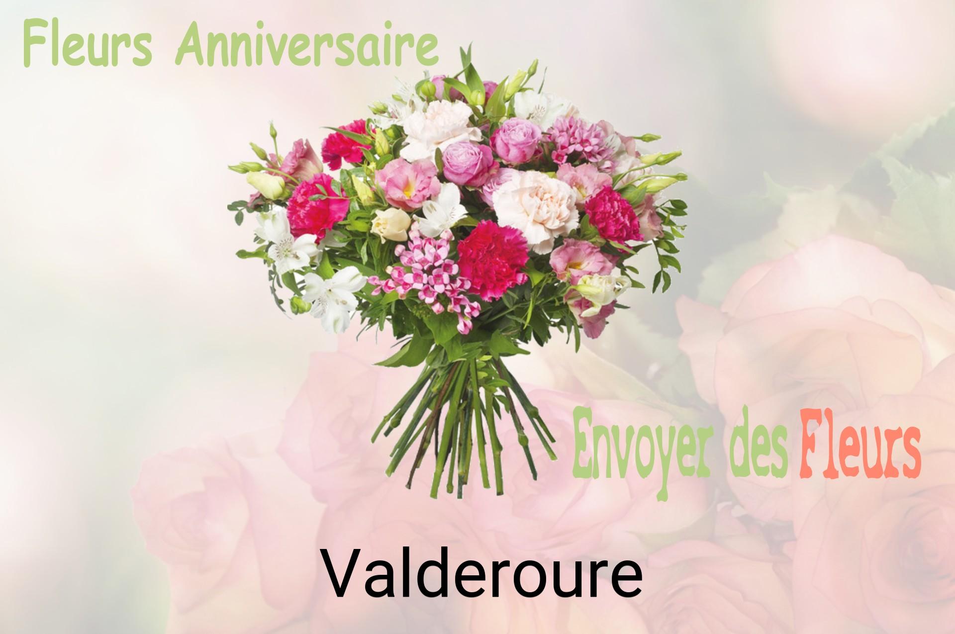 Bouquet de fleurs d’anniversaire livré à Valderoure